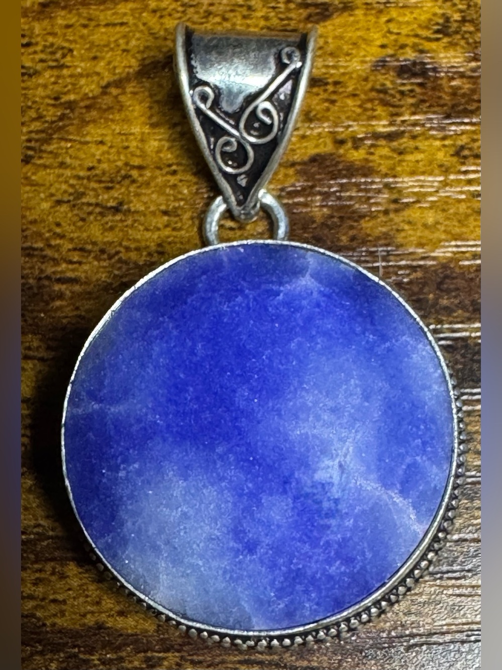 Burmese Sapphire set in 925 Sterling Silver